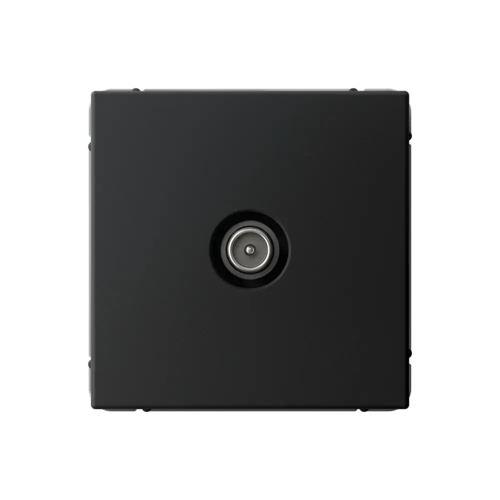 ARTGALLERY TV РОЗЕТКА проходная 4DB, механизм, КАРБОН