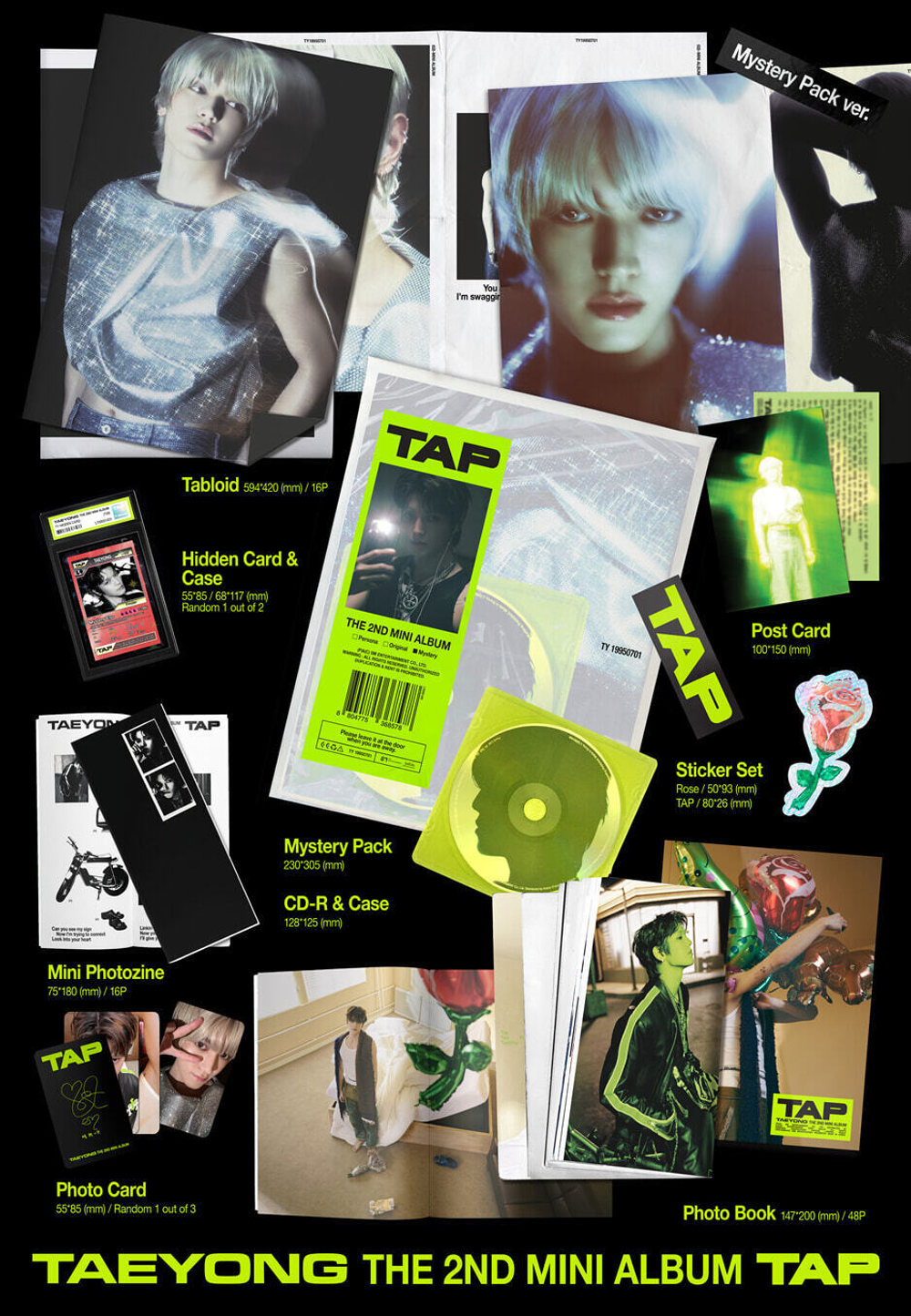 Альбом TAEYONG - 2nd Mini Album TAP (Mystery Pack Ver.)