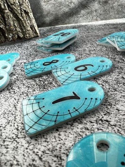 Номерки для ключей акрил