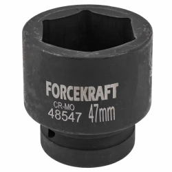 Головка ударная 1'', 47мм (6гр.) FORCEKRAFT FK-48547