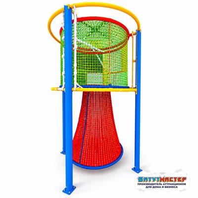 Канатный лабиринт «Торнадо» 3×3×6 м