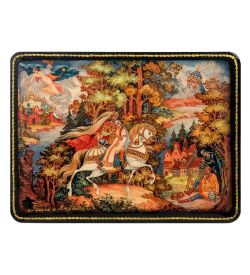 ШК-19/13 Шкатулка в технике декупаж «Руслан и Людмила» (15х11х3,5)