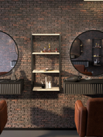 Полка настенная высокая лофт LINEA MAXI