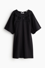 Платье broderie anglaise из льняной смеси