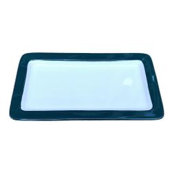 Гастроемкость 1/3 h20 мм фарфор 325*176*20 мм 0,9 л зеленая/белая P.L. Proff Cuisine