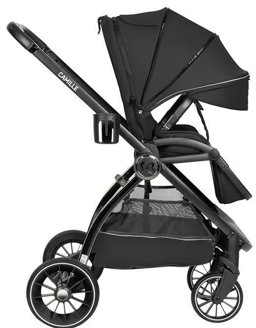 Детская коляска Farfello Camille Comfort 2 в 1 черный / black