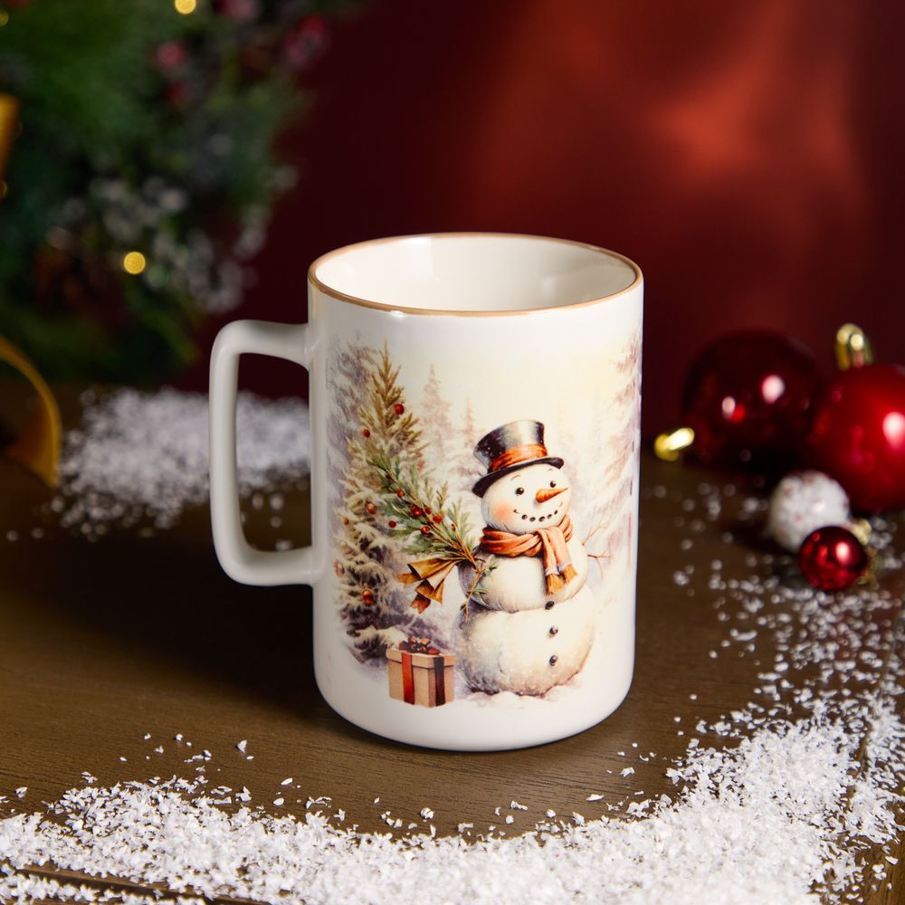 КРУЖКА LEFARD "ХОРОШЕГО НАСТРОЕНИЯ НА ЦЕЛЫЙ ГОД" 400МЛ