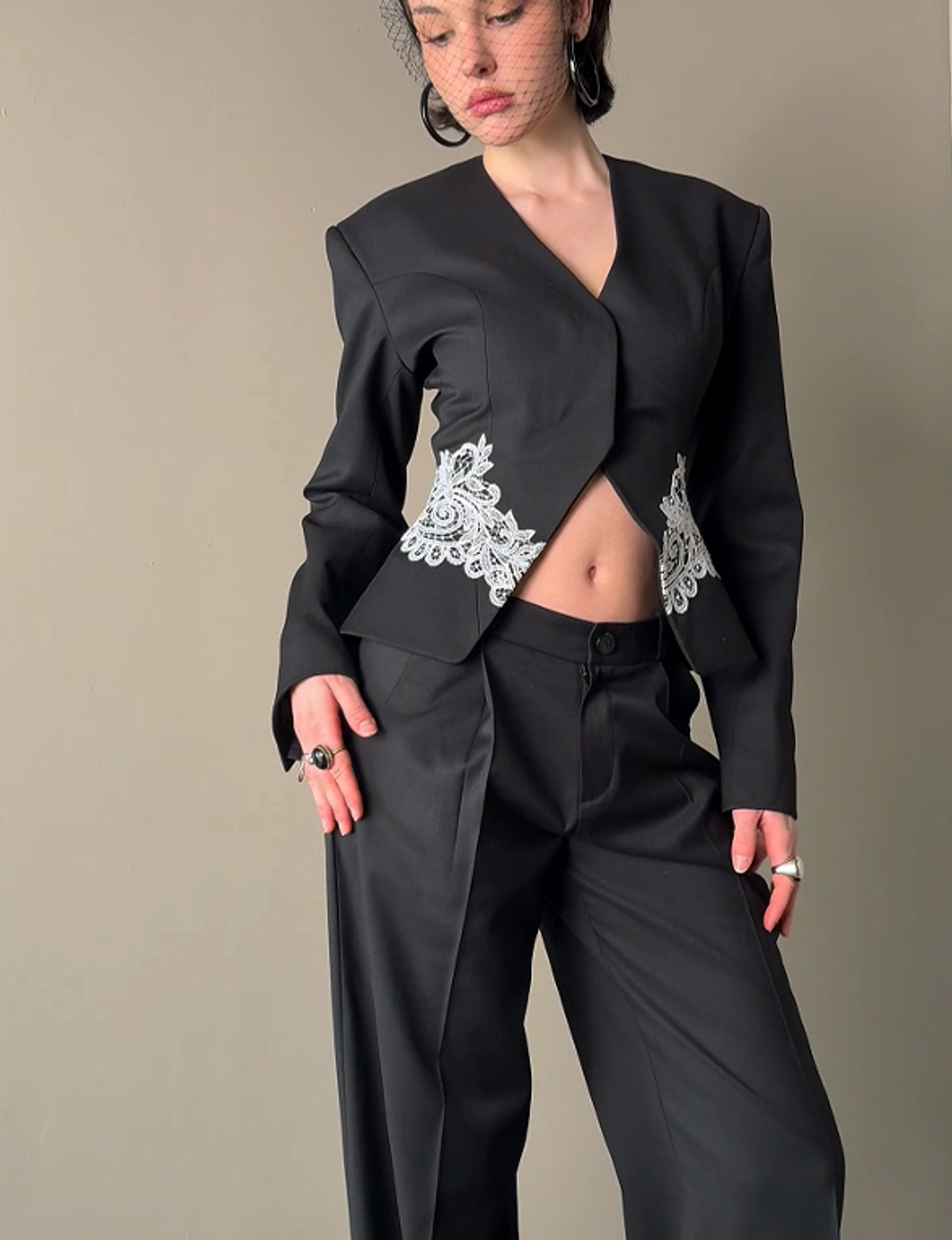 Брюки классические, Черный