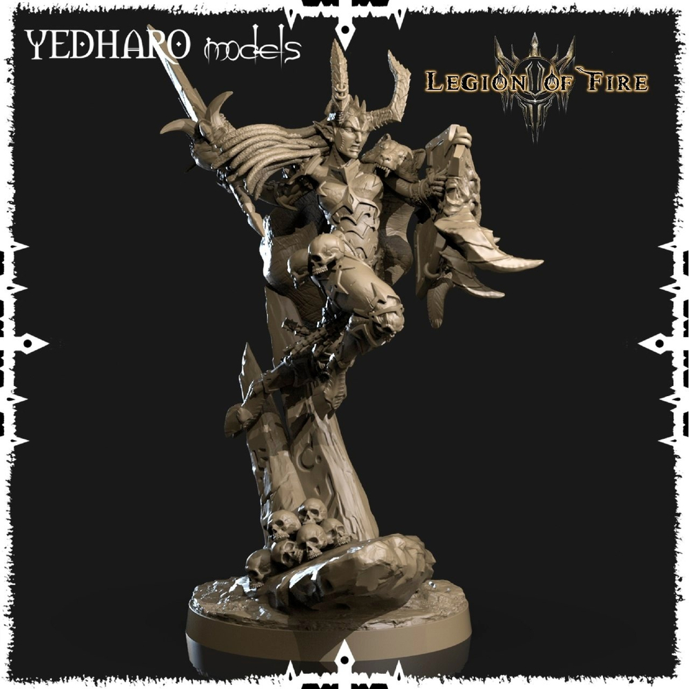Chaos Khorne Princess/ Valkia Proxy