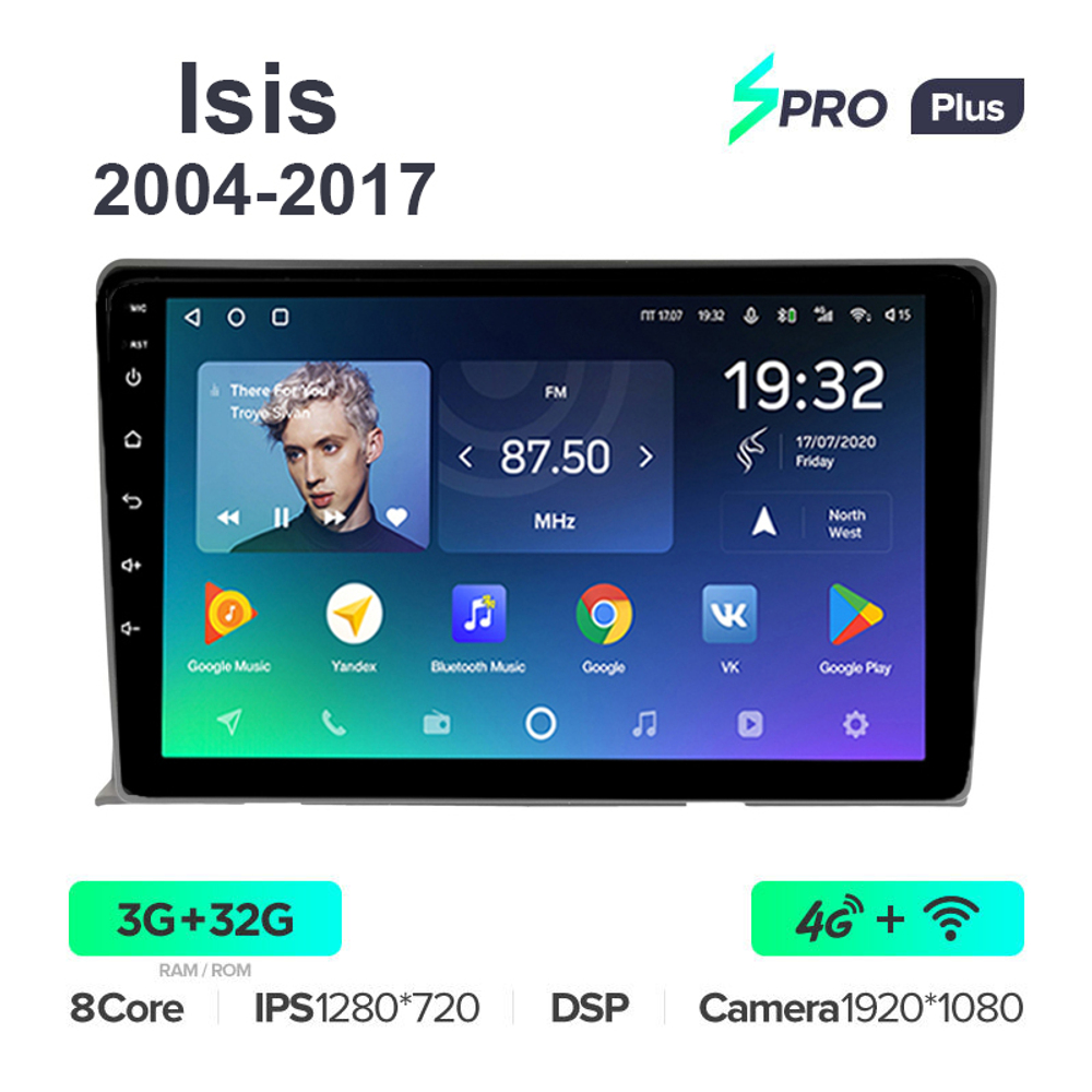 Teyes SPRO Plus 9"для Toyota Isis 2004-2017