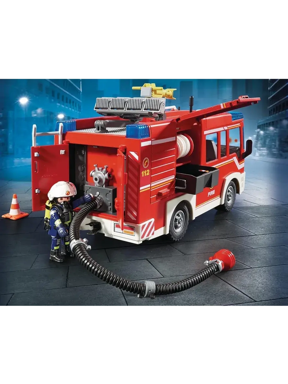 Набор Городская пожарная машина Playmobil 9464 свет, звук