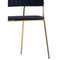 Стул Turin черный велюр с золотыми ножками