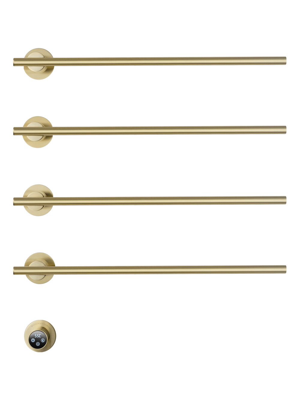 Полотенцесушитель электрический встраиваемый WONZON & WOGHAND DORTMUND, Брашированное золото (WW-A364-BG)