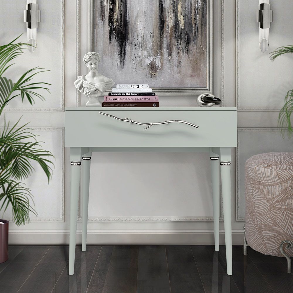 Консоль Арт Колор matte Классик Сильвер Серый дым матовый