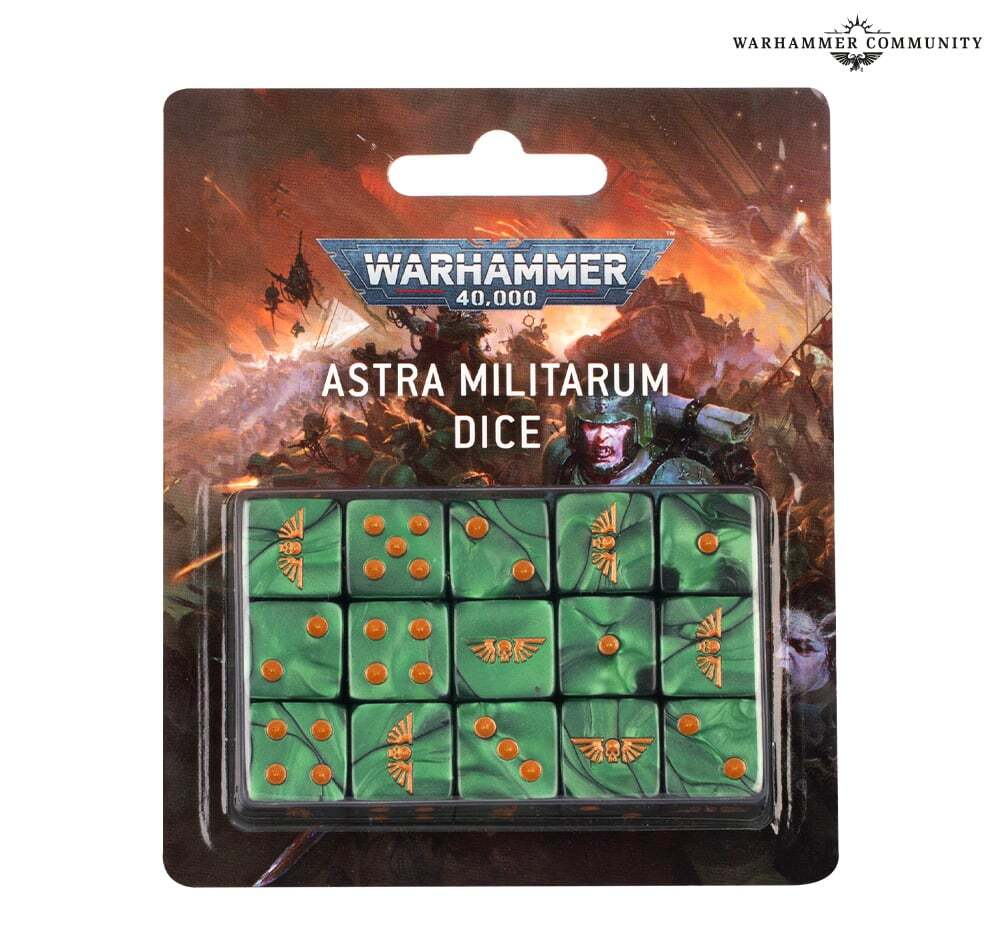 Набор кубиков Warhammer 40000 – Astra Militarum