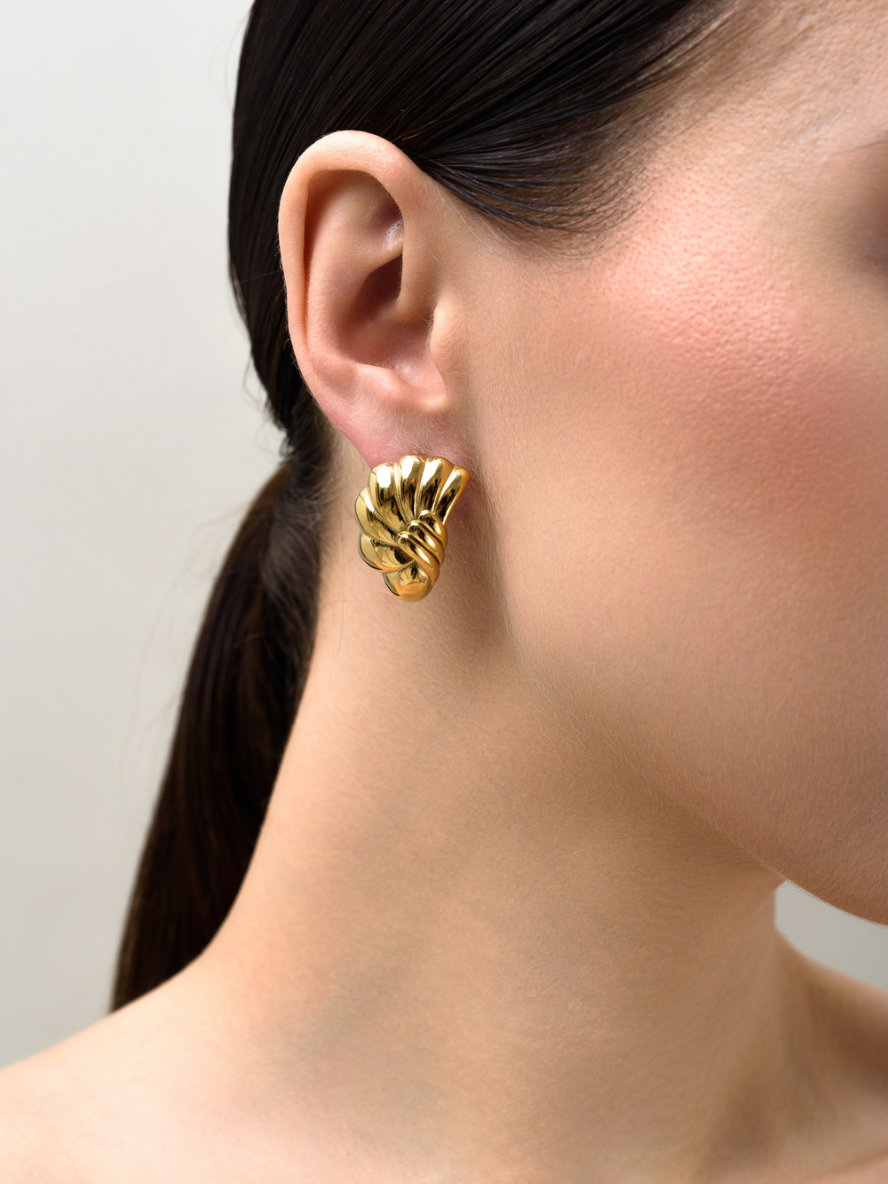 Серьги "Soft wing" Gold