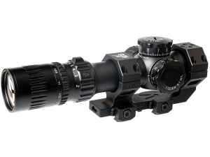 Прицел March-F 1-10x24 Shorty DR-TR1FB FFP+SFP 30мм, с кронштейном (D10SV24FDIML_P DR-TR1FB)