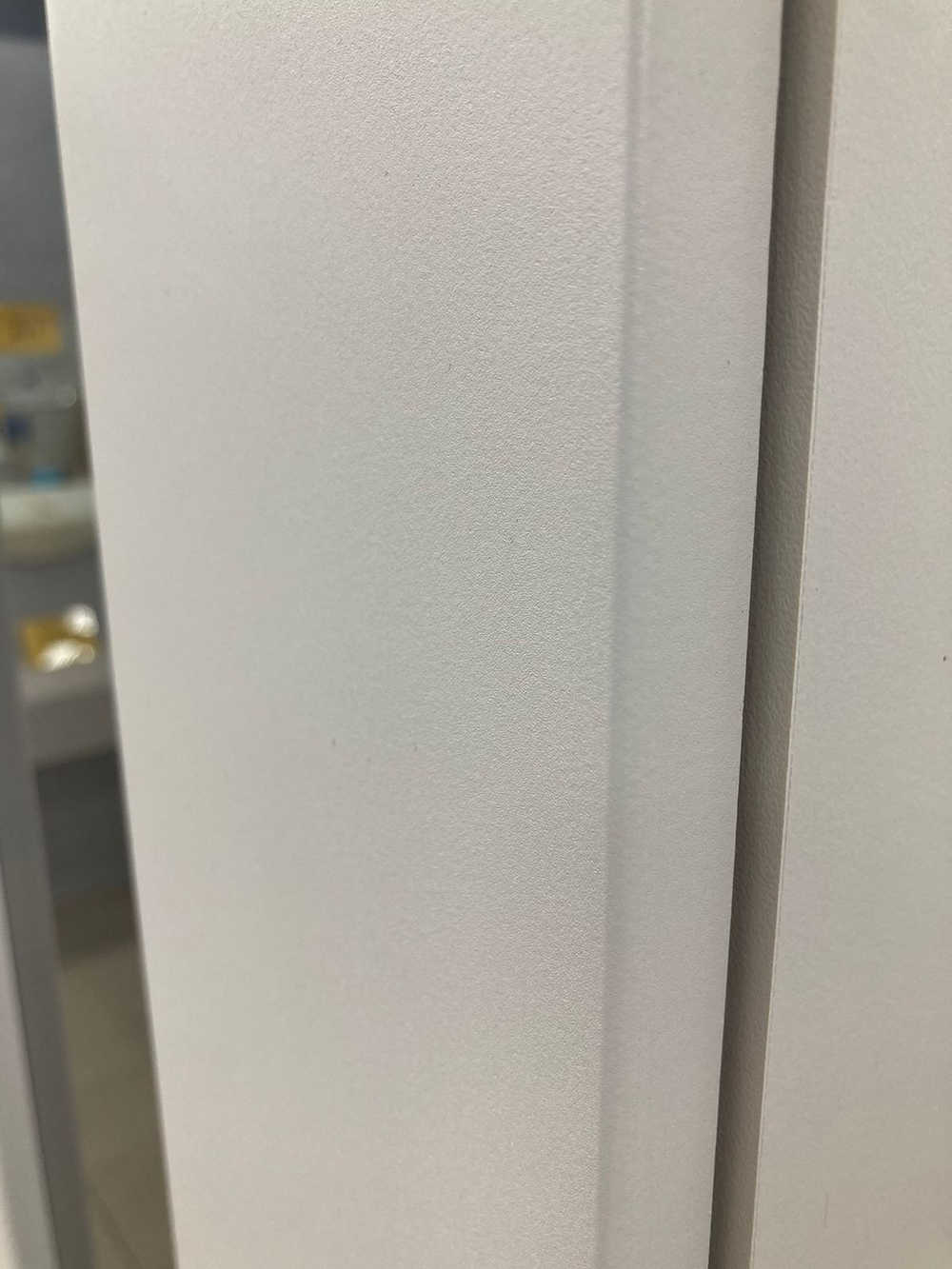 Пенал-витрина правый Валенсия кашемир/софт сантьяго