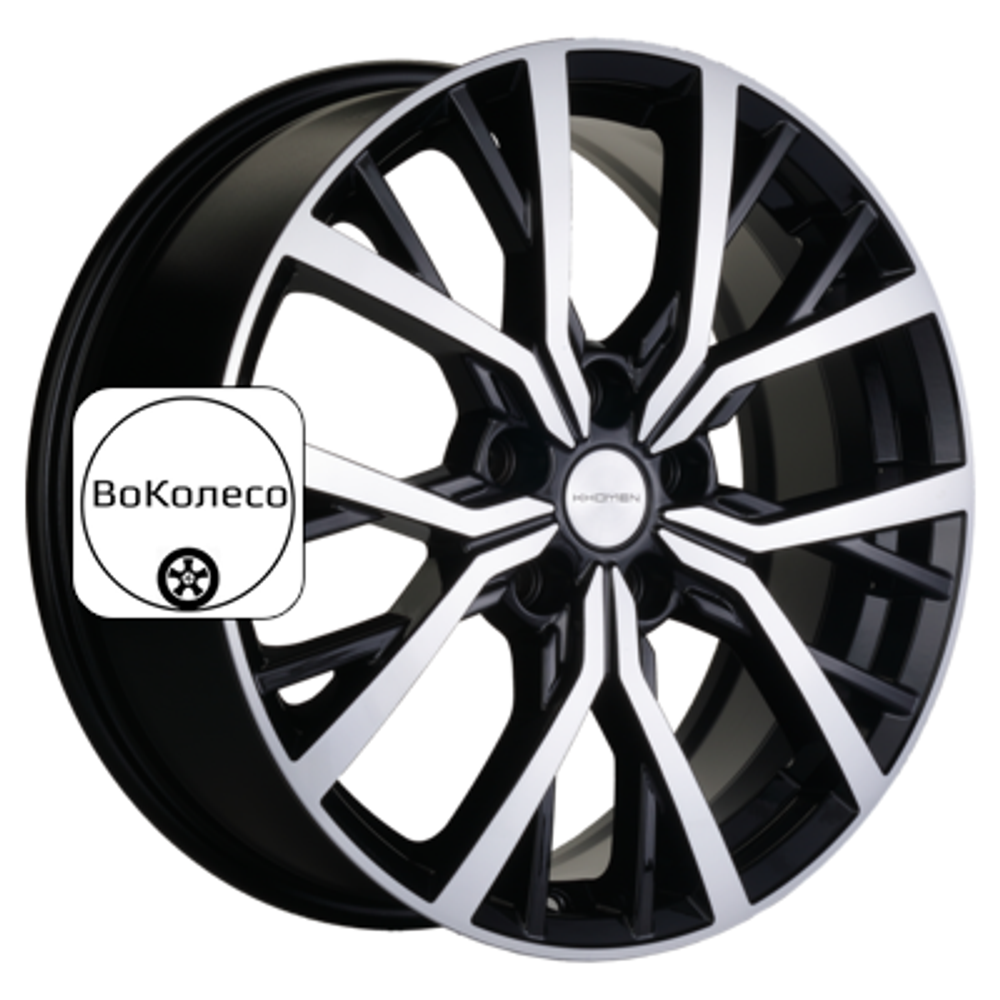 7x18/5x114,3 ET40 D66,5 KHW1806 (Haval Dargo) Black-FP Khomen Wheels