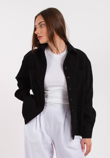 Микровельвет рубашка длинная IMBA