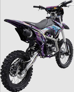 Питбайк BSE MX125 17/14 Purple Dragon