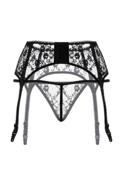 Комплект из кружевного пояса и трусиков-стринг
