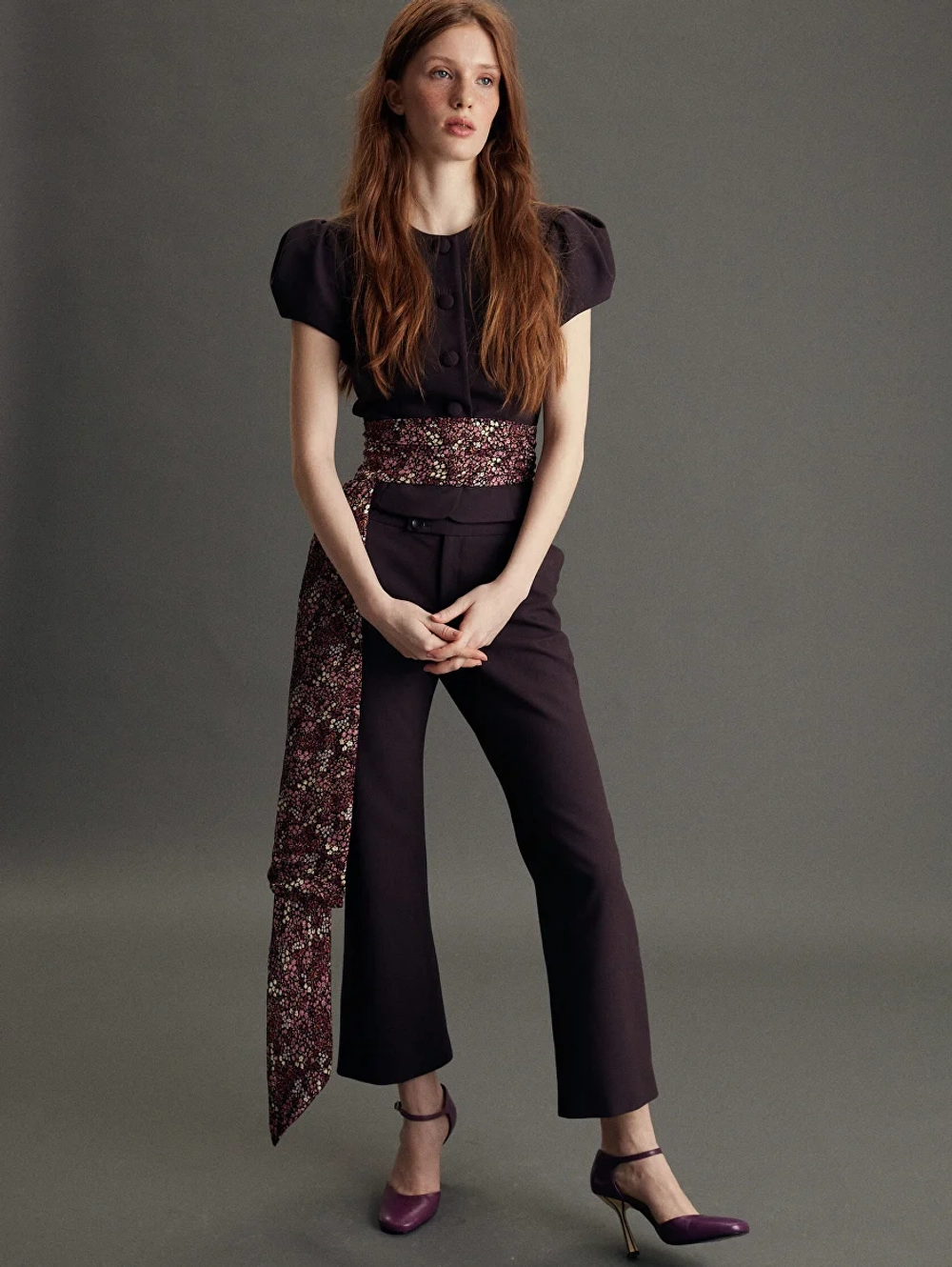 Жакет с фонариками "Amélie" слива