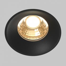 Встраиваемый светильник Maytoni Round DL058-12W2.7K-TRS-B