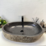 Раковина из речного камня RS-63535 (79*50*16) 0125