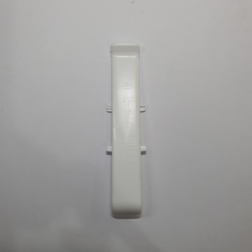 Соединитель к плинтусу "Идеал-Д85" Белый матовый