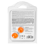 Набор из 2 шариков с массажным маслом с разогревающим эффектом Secret Play Brazilian Balls