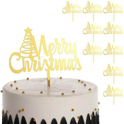 Топперы "Merry Christmas", 1шт