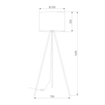 Напольный светильник с тканевым абажуром 16032 Umberto