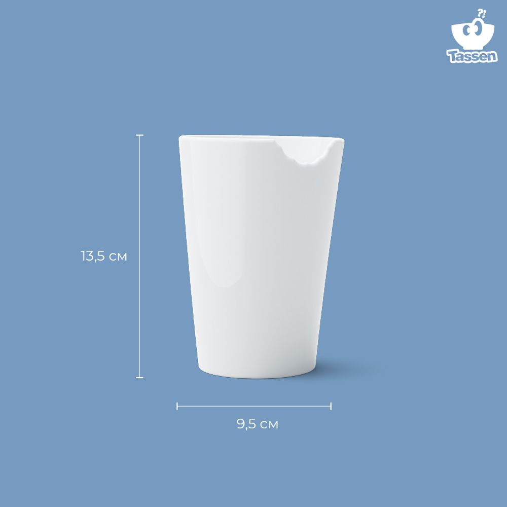 Кружка With bite, 400 мл, белая