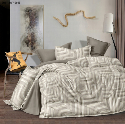 КПБ 1.5 сп с простыней на рез. 90х200 ПОПЛИН "П24"