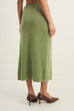 Юбка на запах, зелёный