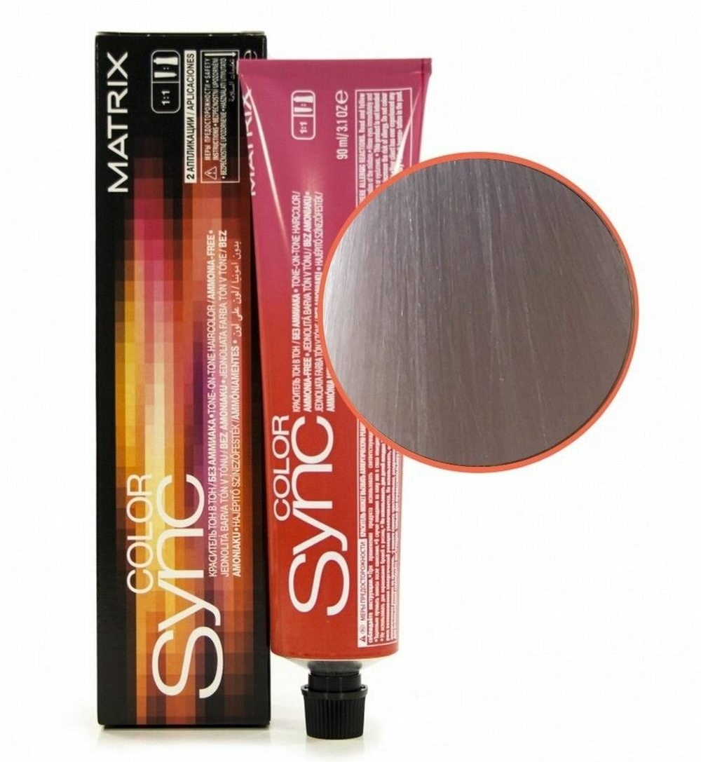 Matrix Краска для волос без аммиака SoColor Sync Pre-Bonded 10P Очень-очень светлый блондин жемчужный 90 мл.