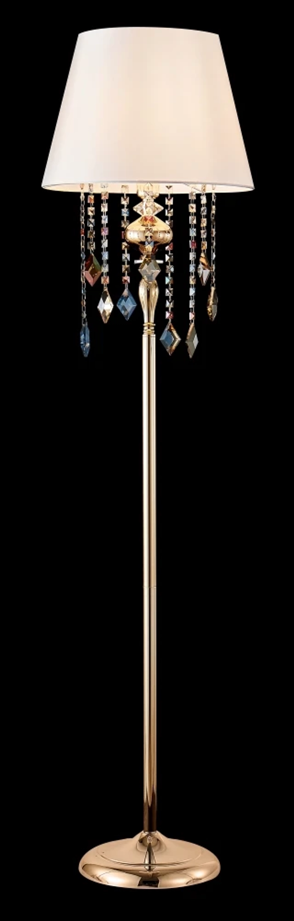 Торшер Crystal Lux MERCEDES PT1 GOLD/COLOR