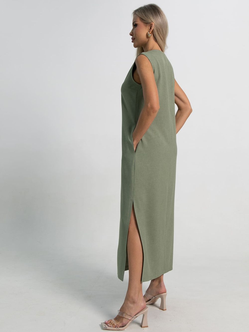 Платье Айлин (оливковое) П15353-19М LT Collection