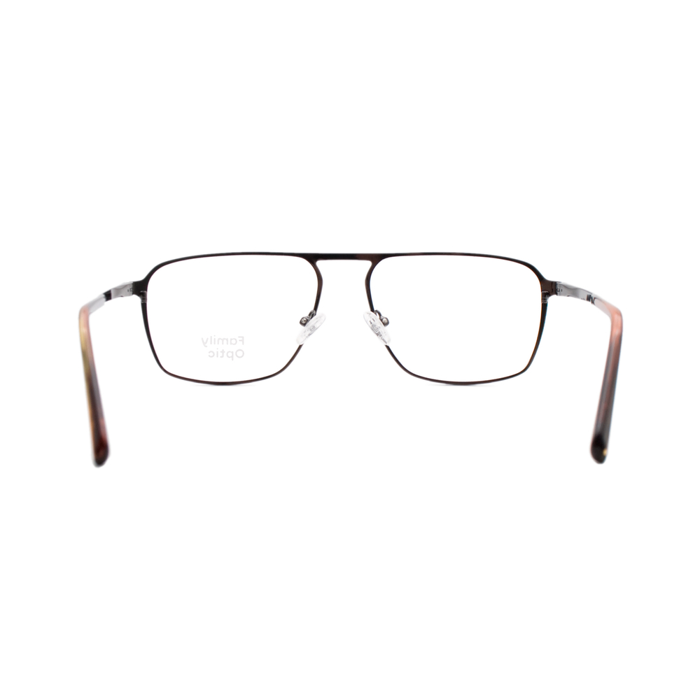 Оправа многогранник Family Optic MM4030 C3 стальная с коричневым