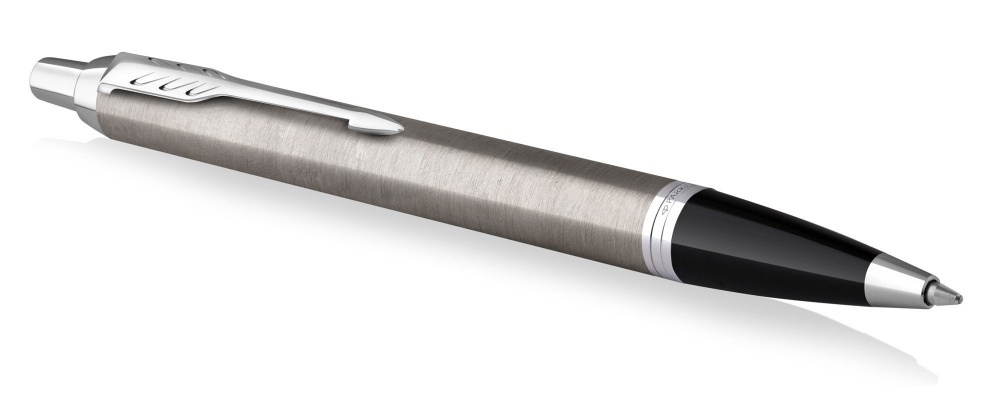 Шариковая ручка Parker IM Stainless Steel CT, стержень: M, цвет чернил: blue, в подарочной упаковке.