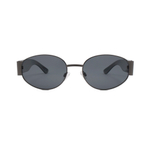 Очки Genex Sunglasses 674 c.004 овальные стальные с синим