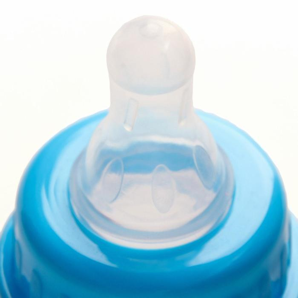 2463784 Бутылочка для кормления «Малыш», 60 мл, от 0 мес., цвет голубой