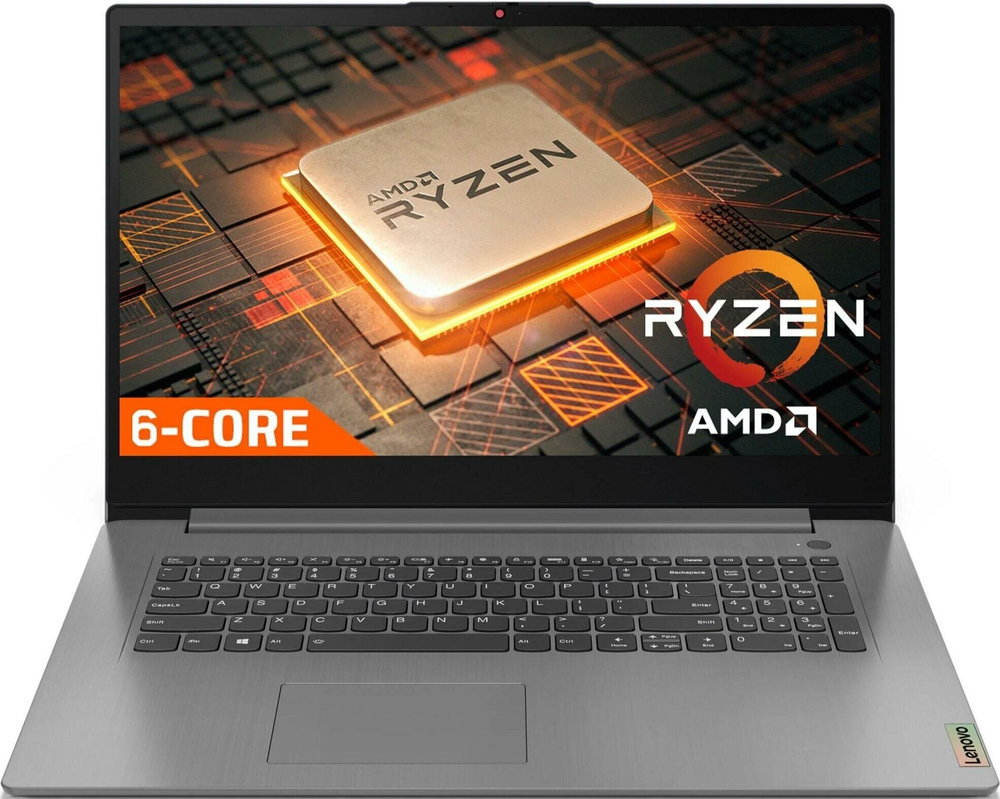 Ноутбук Lenovo IdeaPad 3 17ITL6 (82H9003DRK) 17.3" Intel Celeron 6305/RAM 4GB/SSD 256GB/Intel UHD Graphics/1600*900/TN/Без ОС/Подсветка кл-ры: нет/серый. Состояние: B1