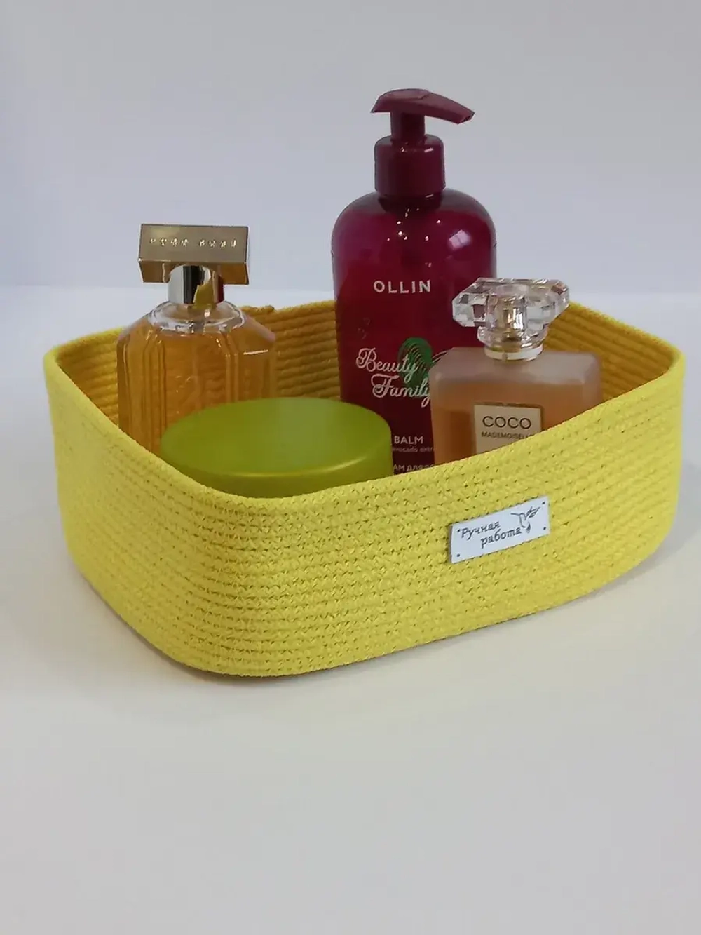 Корзина для хранения плетеная