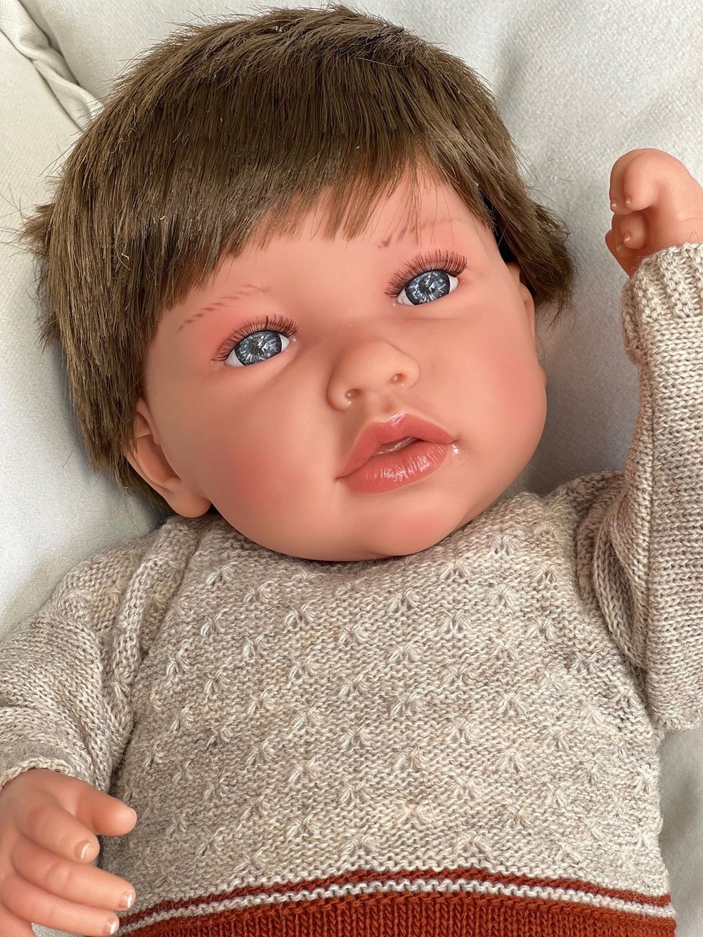 Кукла Реборн Marina and Pau 45cм Luka мягконабивная (M3036)