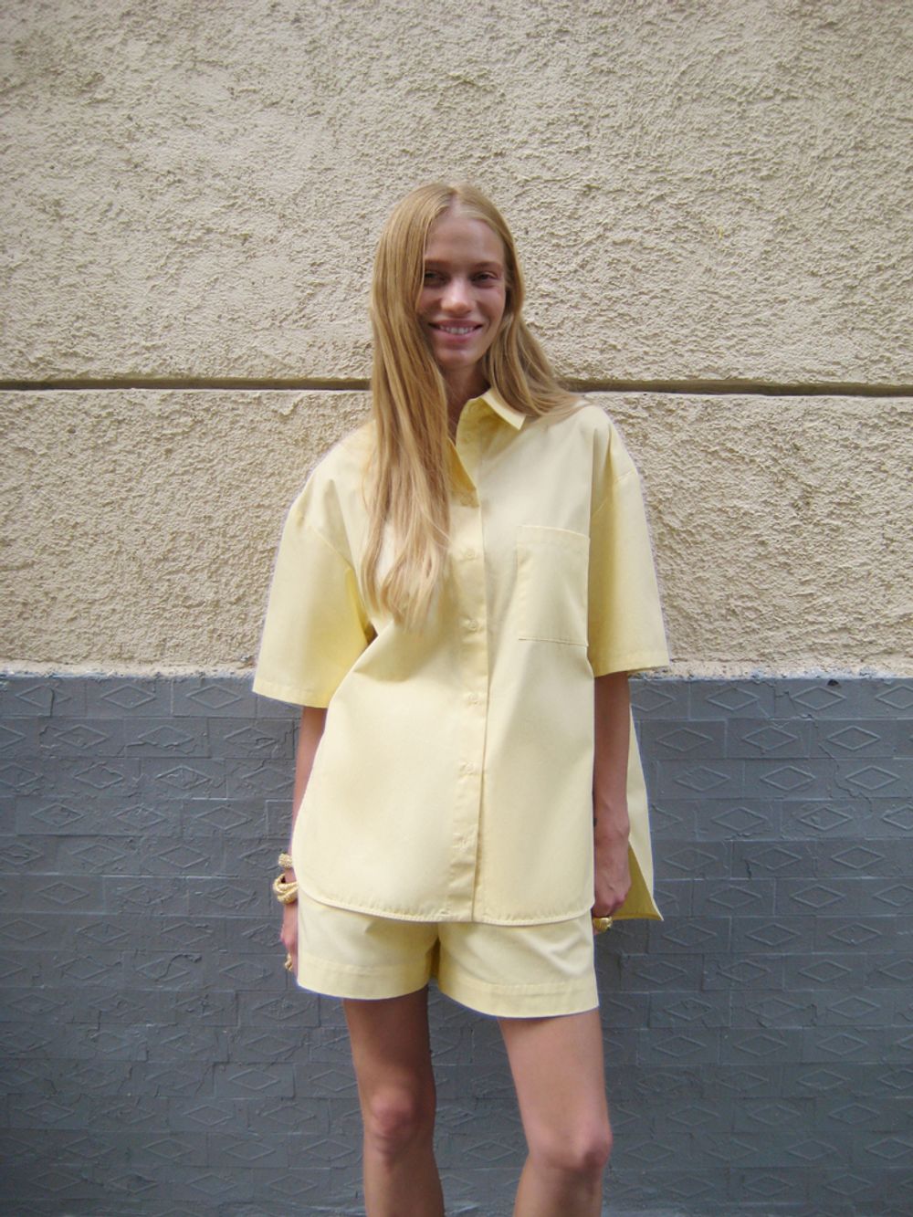 Шорты из легкого хлопка ((Soft Skill)), сливочные