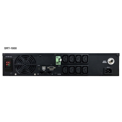 PowerCom SMART RT SRT-1000A LCD ИБП {Line-Interactive, 1000VA / 900W, Rack/Tower, IEC, Serial+USB, SmartSlot, подкл. доп. батарей} (1157673)