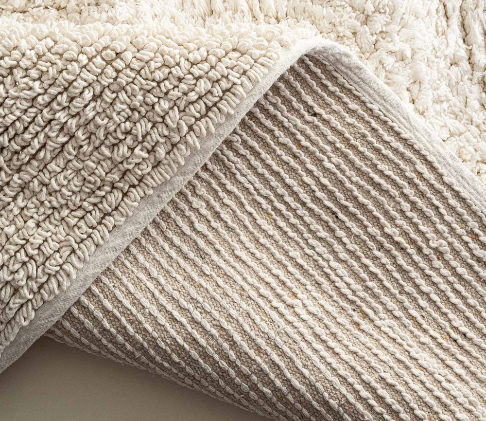 Набор из двух ковриков для ванной Petra | кремовый