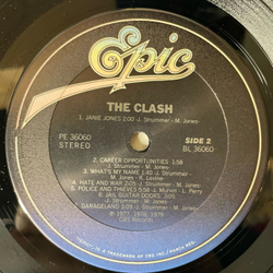 Винтажная виниловая пластинка LP The Clash (США 1980)